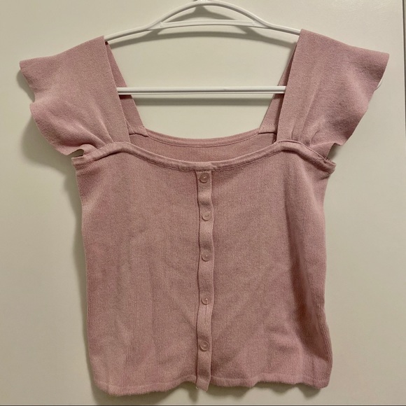 Lavender Knit Top - Picture 1 of 3